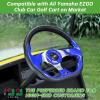 image10L0L Golf Cart Steering Wheel Universal Design Fit Yamaha EZGO RXV ampamp TXT Club Car DS Club Car Precedent Tempo Most Golf Cartblue