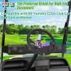 image10L0L Golf Cart Steering Wheel Universal Design Fit Yamaha EZGO RXV ampamp TXT Club Car DS Club Car Precedent Tempo Most Golf Cartcolor coal black
