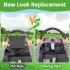 image10L0L Golf Cart Steering Wheel Universal Design Fit Yamaha EZGO RXV ampamp TXT Club Car DS Club Car Precedent Tempo Most Golf Cartcolor coal black