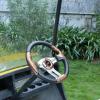 image10L0L Golf Cart Steering Wheel Universal Design Fit Yamaha EZGO RXV ampamp TXT Club Car DS Club Car Precedent Tempo Most Golf Cartdark brown