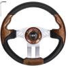 image10L0L Golf Cart Steering Wheel Universal Design Fit Yamaha EZGO RXV ampamp TXT Club Car DS Club Car Precedent Tempo Most Golf Cartdark brown