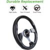image10L0L Golf Cart Steering Wheel Universal Design Fit Yamaha EZGO RXV ampamp TXT Club Car DS Club Car Precedent Tempo Most Golf Cartorion gray