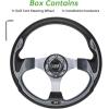 image10L0L Golf Cart Steering Wheel Universal Design Fit Yamaha EZGO RXV ampamp TXT Club Car DS Club Car Precedent Tempo Most Golf Cartorion gray