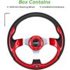 image10L0L Golf Cart Steering Wheel Universal Design Fit Yamaha EZGO RXV ampamp TXT Club Car DS Club Car Precedent Tempo Most Golf Cartred