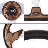 image10L0L Golf Cart Steering Wheel Universal Design Fit Yamaha EZGO RXV ampamp TXT Club Car DS Club Car Precedent Tempo Most Golf Cartsandalwood brown