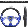 image10L0L Golf Cart Steering Wheel for Yamaha EZGO TXTRXVValor Club Car DSPrecedentOnwardTempo Golf CartsBlue