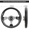 image10L0L Golf Cart Steering Wheel for Yamaha EZGO TXTRXVValor Club Car DSPrecedentOnwardTempo Golf CartsCarbon Fibre