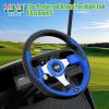 image10L0L Golf Cart Steering Wheel for Yamaha EZGO TXTRXVValor Club Car DSPrecedentOnwardTempo Golf CartsDark Blue