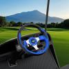 image10L0L Golf Cart Steering Wheel for Yamaha EZGO TXTRXVValor Club Car DSPrecedentOnwardTempo Golf CartsDark Blue