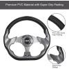 image10L0L Golf Cart Steering Wheel for Yamaha EZGO TXTRXVValor Club Car DSPrecedentOnwardTempo Golf CartsGray