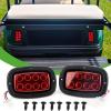 image10L0L Golf Cart Taillight Kit for Yamaha G14 G16 G19 G22 Club Car DS with 3 Wire Wiring Plug Turn Signal And Brake Light Golf Cart Rear Tail Light OEM 1017035