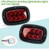 image10L0L Golf Cart Taillight Kit for Yamaha G14 G16 G19 G22 Club Car DS with 3 Wire Wiring Plug Turn Signal And Brake Light Golf Cart Rear Tail Light OEM 1017035