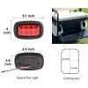 image10L0L Golf Cart Taillight Kit for Yamaha G14 G16 G19 G22 Club Car DS with 3 Wire Wiring Plug Turn Signal And Brake Light Golf Cart Rear Tail Light OEM 1017035