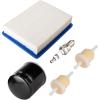 image10L0L Golf Cart Tune Up Kit for Club Car DS 1992up Gas Carts with FE290 FE350 Engines Air Oil Fuel Filter 1015426 1016467 41016467 1013684 1014522 102003201 Spark Plug