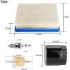 image10L0L Golf Cart Tune Up Kit for Club Car DS 1992up Gas Carts with FE290 FE350 Engines Air Oil Fuel Filter 1015426 1016467 41016467 1013684 1014522 102003201 Spark Plug
