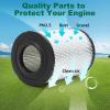 image10L0L Golf Cart Tune Up Kit for EZGO RXV 2008up ampamp TXT 2010Up Gas Models with 4 Cycle Kawasaki 135 hp Engines Upgraded Air Filter Oil Fuel Filter Spark Plug Engine Maintenance Kit for EZGO