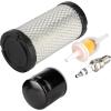 image10L0L Golf Cart Tune Up Kit for EZGO TXT 2010 Up ampamp RXV 2008 Up Gas Models with 4 Cycle Kawasaki 135 hp Engines Inl Air Filter Oil Filter Fuel Filter Spark Plug Engine Maintenance Kit for EZGO