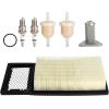 image10L0L Golf Cart Tune Up Kit for EZGO TXT Medalist 4 Cycle 295cc 350cc Gas Golf Cart 19942005 Air Oil Fuel Filter 72368G01 26591G01 72084G01 Spark Plug Replacement Kit