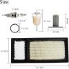 image10L0L Golf Cart Tune Up Kit for EZGO TXT Medalist 4 Cycle 295cc 350cc Gas Golf Cart 19942005 Air Oil Fuel Filter 72368G01 26591G01 72084G01 Spark Plug Replacement Kit