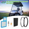 image10L0L Golf Cart Tune Up Kit with Starter Generator Belt ampamp Drive Belt for Yamaha 1996up G16 G19 G22 ampamp 2012up G29 Gas Model W 4 Cycle 301cc 357cc Engine Air Filter Pre Fuel Filter Spark Plug