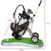 image10L0L Golf Gifts for Christmas Day Golf Pens with Golf Bag Holder ampamp Pen Holder Golf Souvenirs Gifts with 3 Pieces Golf Club Pens Office Desk Golf Bag Pencil Holder for Men BirthdaySilver Black