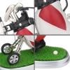 image10L0L Golf Gifts for Men Golf Pen Holder Stocking Stuffers for Golfers Funny Gifts Unique Office Supplies Desk Decor Gift for Birthday Christmas Golf Tournament for Boss Dad Husband Golf LoversRed  White wo base