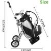 image10L0L Golf Gifts for Men Golf Pen Holder Stocking Stuffers for Golfers Funny Gifts Unique Office Supplies Desk Decor Gift for Birthday Christmas Golf Tournament for Boss Dad Husband Golf Loverssilvery and black wo base