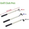 image10L0L Golf Gifts for Men Golf Pen Holder Stocking Stuffers for Golfers Funny Gifts Unique Office Supplies Desk Decor Gift for Birthday Christmas Golf Tournament for Boss Dad Husband Golf Loverssilvery and black wo base