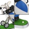 image10L0L Golf Gifts for Men Golf Pen Holder Stocking Stuffers for Golfers Funny Gifts Unique Office Supplies Desk Decor Gift for Birthday Christmas Golf Tournament for Boss Dad Husband Golf LoversBlue  White