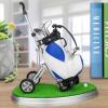 image10L0L Golf Gifts for Men Golf Pen Holder Stocking Stuffers for Golfers Funny Gifts Unique Office Supplies Desk Decor Gift for Birthday Christmas Golf Tournament for Boss Dad Husband Golf LoversBlue  White