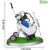 image10L0L Golf Gifts for Men Golf Pen Holder Stocking Stuffers for Golfers Funny Gifts Unique Office Supplies Desk Decor Gift for Birthday Christmas Golf Tournament for Boss Dad Husband Golf LoversBlue  White