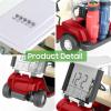 image10L0L Mini Golf Cart Alarm Clock LCD Display Calendar Golf Gifts for Men Fans Golfers Superior Race Souvenir NoveltyWhiteRed