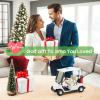 image10L0L Mini Golf Cart Alarm Clock LCD Display Calendar Golf Gifts for Men Fans Golfers Superior Race Souvenir NoveltyWhiteWhite