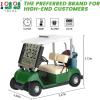 image10L0L Mini Golf Cart Alarm Clock LCD Display Calendar Golf Gifts for Men Fans Golfers Superior Race Souvenir NoveltyWhitegreen