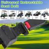 image10L0L Retractable Golf Cart Seat Belts Universal Retractable Seat Belts for Yamaha EZGO Club Car Go Kart UTV  For Golf Cart Frond and Rear Seats