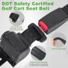 image10L0L Retractable Golf Cart Seat Belts Universal Retractable Seat Belts for Yamaha EZGO Club Car Go Kart UTV  For Golf Cart Frond and Rear Seats