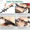 image10L0L Universal 2 Passenger Golf Cart Seat Belt Bracket Kit fit Yamaha EZGO TXTRXV Club Car DS Front Seat Retractable Seatbelts 42quot Long
