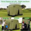 image10L0L Universal 24 Passenger Golf Cart Cover for Yamaha EZGO Club Car Waterproof Sunproof and DurableGreen