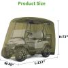 image10L0L Universal 24 Passenger Golf Cart Cover for Yamaha EZGO Club Car Waterproof Sunproof and DurableGreen