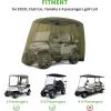 image10L0L Universal 24 Passenger Golf Cart Cover for Yamaha EZGO Club Car Waterproof Sunproof and DurableGreen