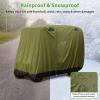 image10L0L Universal 24 Passenger Golf Cart Cover for Yamaha EZGO Club Car Waterproof Sunproof and DurableGreen