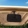 image10L0L Universal Adjustable Golf Cart Convex Rear View Mirror for EZGO Yamaha Club Car