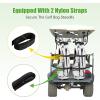 image10L0L Universal Golf Bag Attachment Nodrilling Required Golf Bag Holder Rack for 1quot Bracket Compatible with Yamaha G2G29 EZGO TXT RXV Club Car DS Precedent Icon EV Star Adjustable