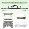 image10L0L Universal Golf Bag Attachment Nodrilling Required Golf Bag Holder Rack for 1quot Bracket Compatible with Yamaha G2G29 EZGO TXT RXV Club Car DS Precedent Icon EV Star Adjustable