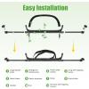 image10L0L Universal Golf Bag Attachment Nodrilling Required Golf Bag Holder Rack for 1quot Bracket Compatible with Yamaha G2G29 EZGO TXT RXV Club Car DS Precedent Icon EV Star Adjustable