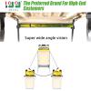 image10L0L Universal Golf Cart 5 Panel Mirror for EZGO Club Car Wide Angle Rear View Blind Spot Wink Mirror Compatible with Car SUV Van Truck etc