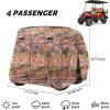 image10L0L Universal Golf Cart Cover 4 Passenger Golf Cart Storage Cover for EZGO Club Car Yamaha Rainproof Waterproof Sunproof Dustproof ProtectionCamouflage