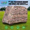 image10L0L Universal Golf Cart Cover 4 Passenger Golf Cart Storage Cover for EZGO Club Car Yamaha Rainproof Waterproof Sunproof Dustproof ProtectionCamouflage