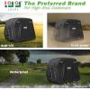 image10L0L Waterproof Golf Cart Cover Universal Fit for Yamaha EZGO Club Car ampamp Honda AllWeather 2422 Passenger Protection with Three Zipper DoorsBlack