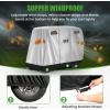 image10L0L Waterproof Golf Cart Cover Universal Fit for Yamaha EZGO Club Car ampamp Honda AllWeather 2422 Passenger Protection with Three Zipper DoorsSilver
